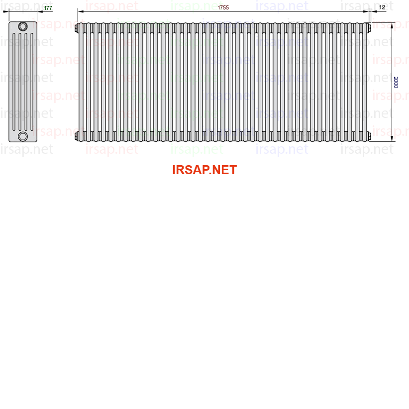 Радиатор IRSAP Tesi 52000/39 T22 CL 01